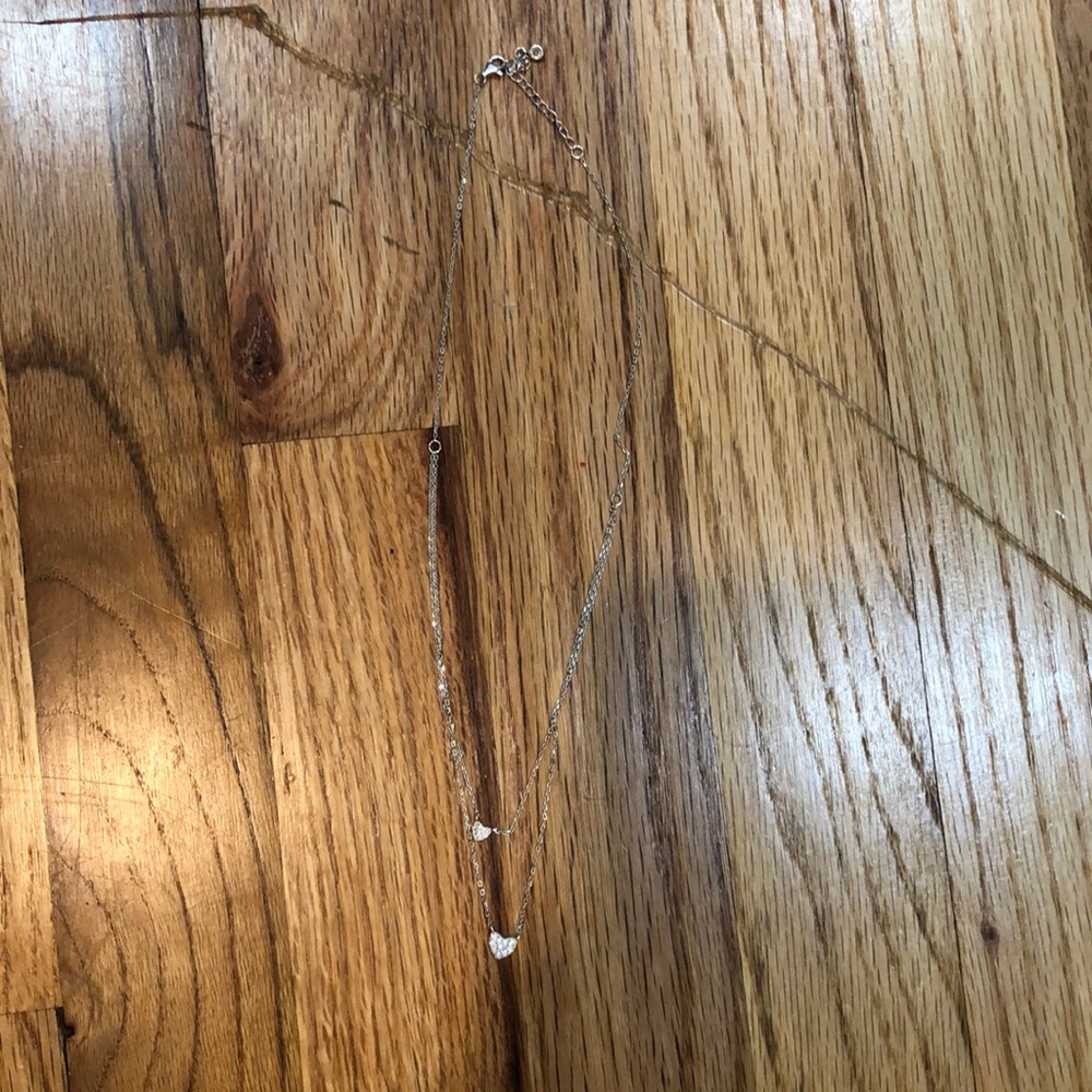 Double Heart Necklace - image 1